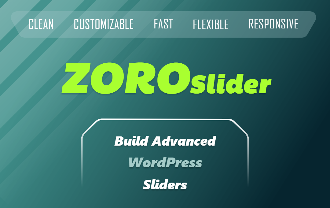 ZoroSlider – Premium WordPress Slider Builder Preview Image